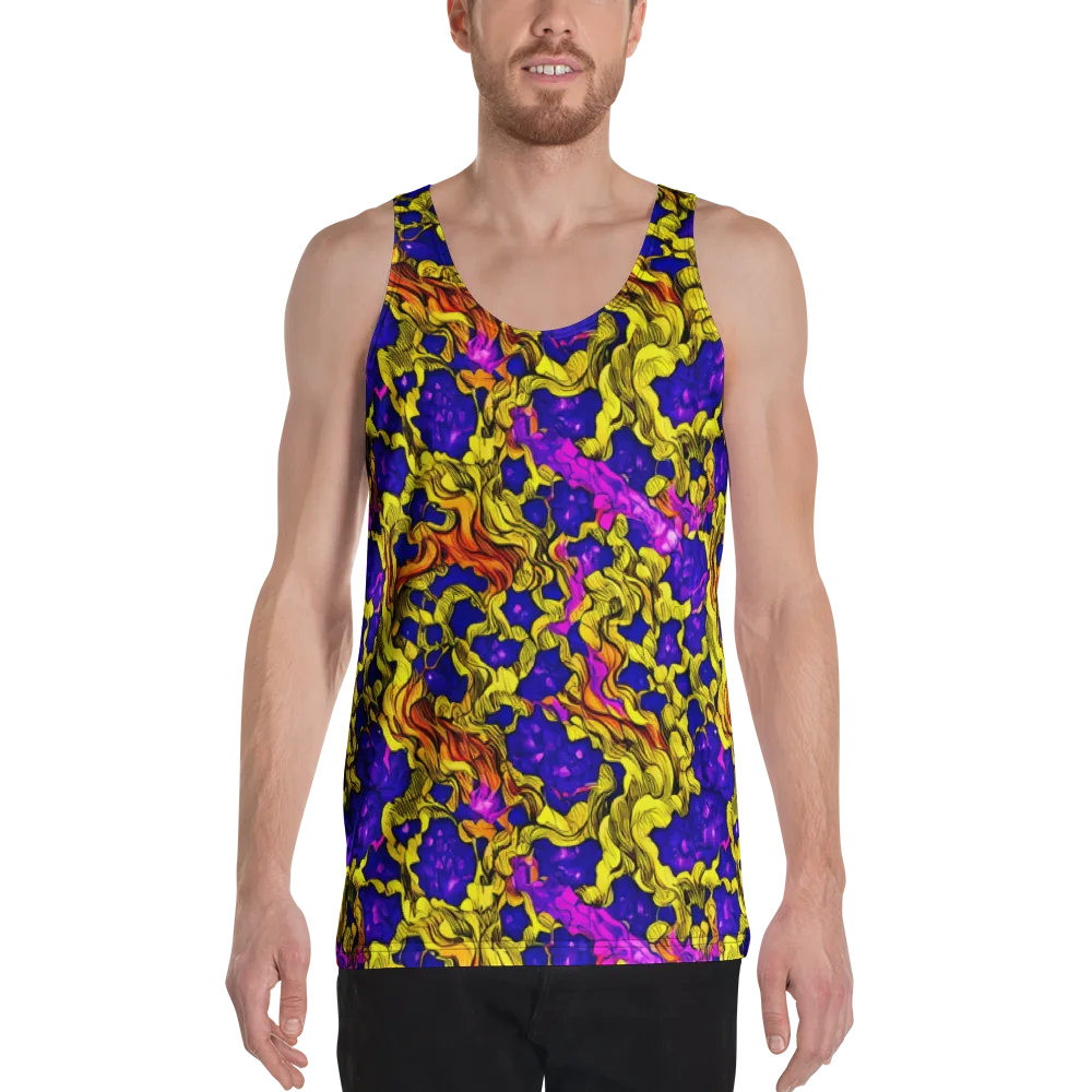 Ultraviolet Inferno on Men's Tank Top — Front