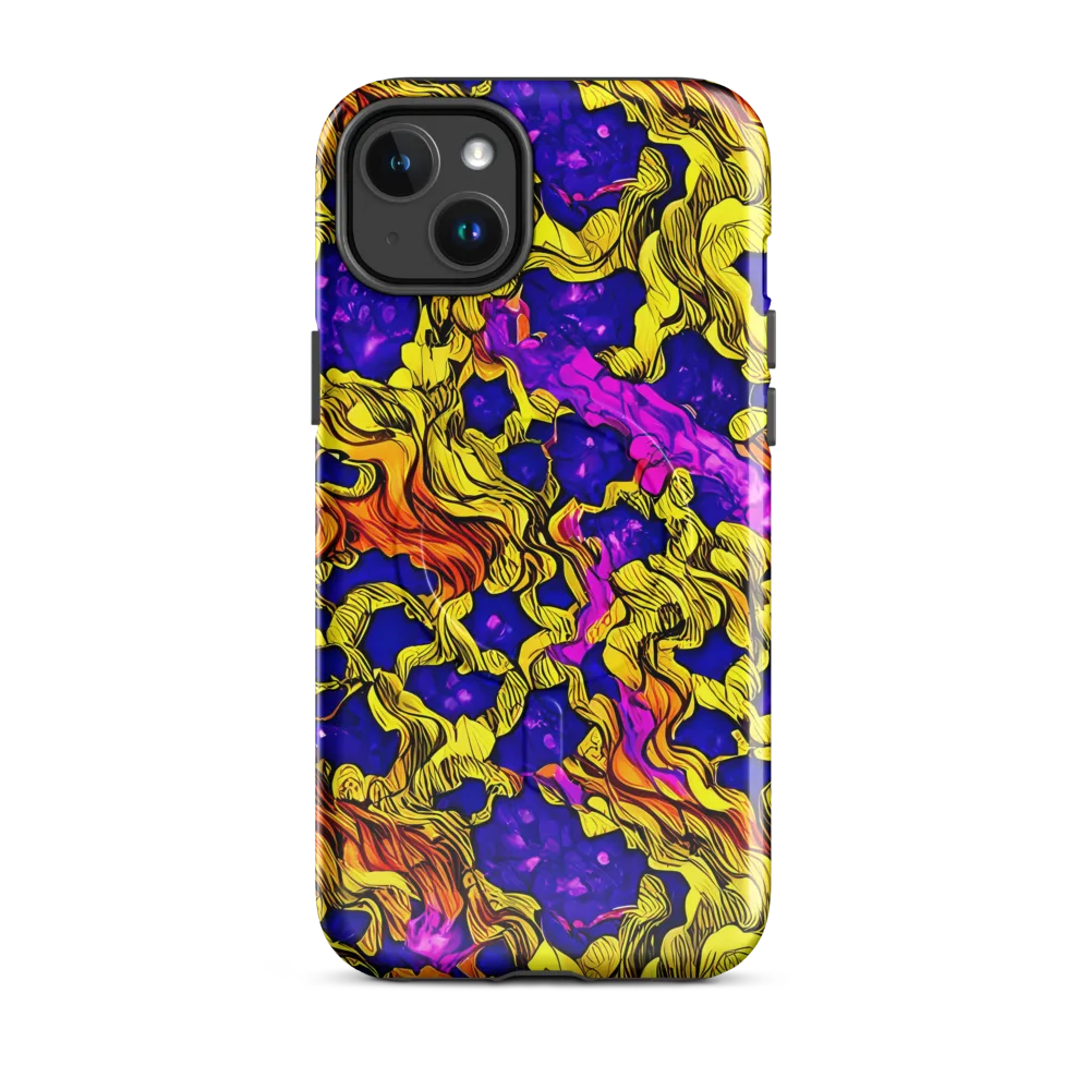 Ultraviolet Inferno on MagSafe Tough Case for iPhone® — Front