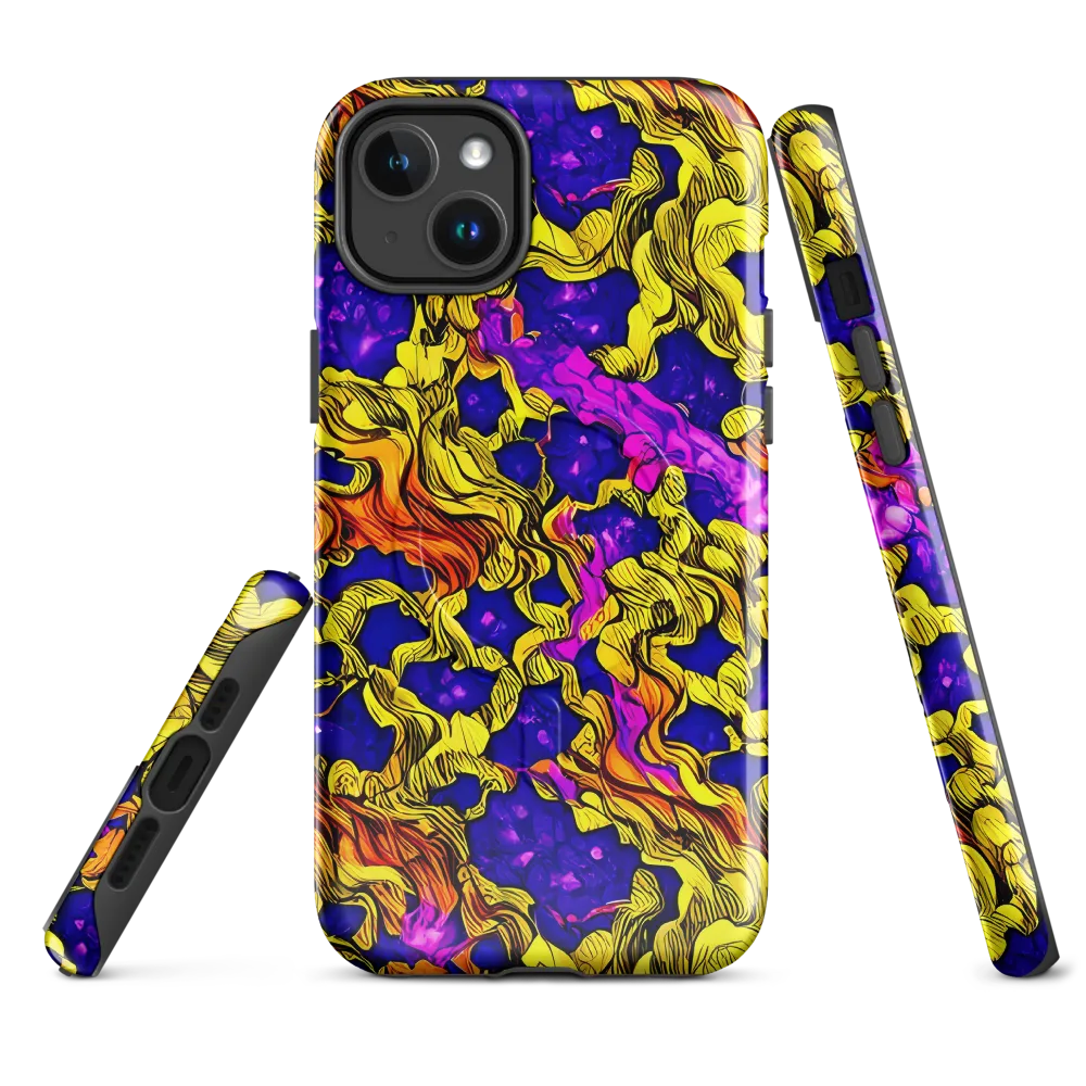 Ultraviolet Inferno on MagSafe Tough Case for iPhone® — Front