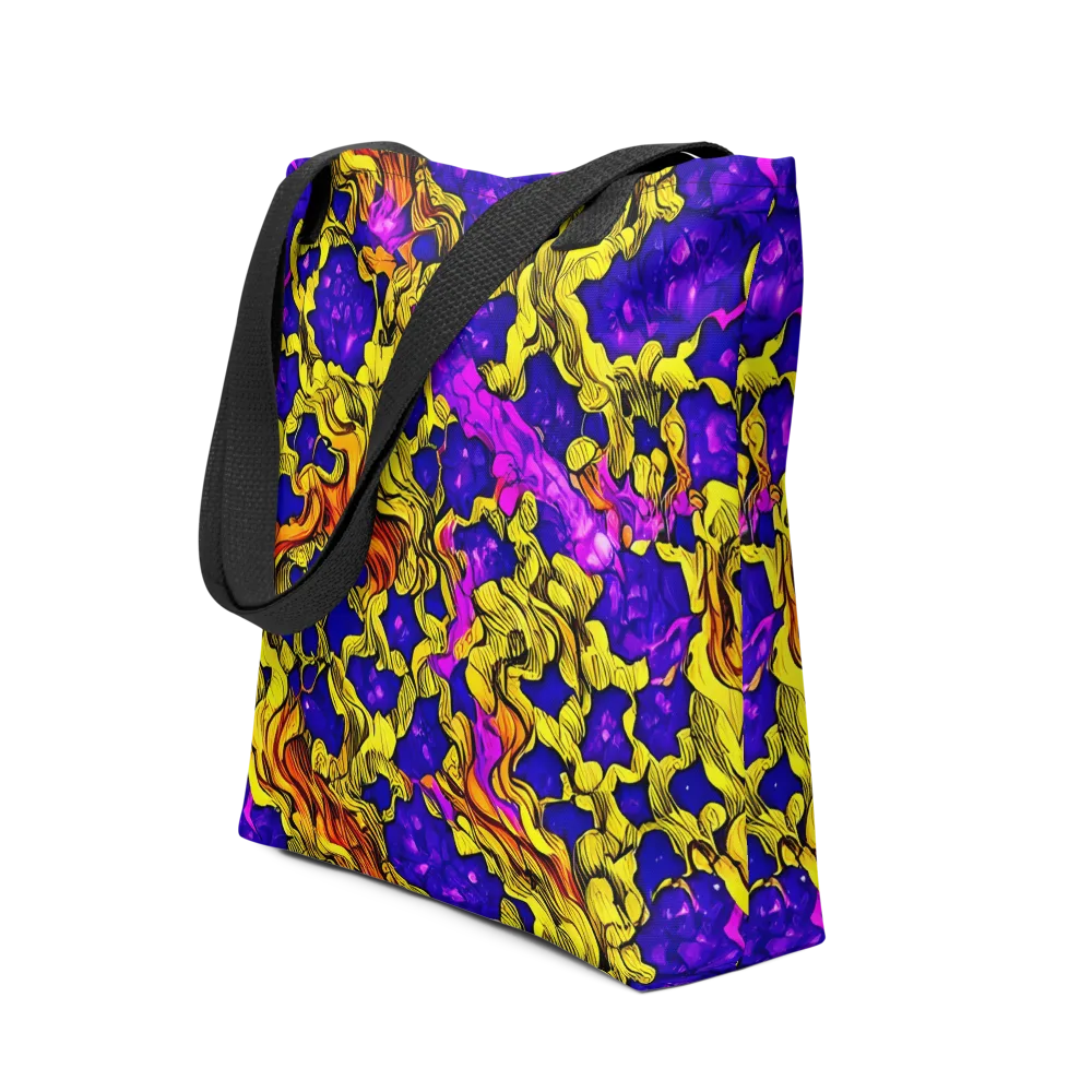 Ultraviolet Inferno on Tote Bag — Front