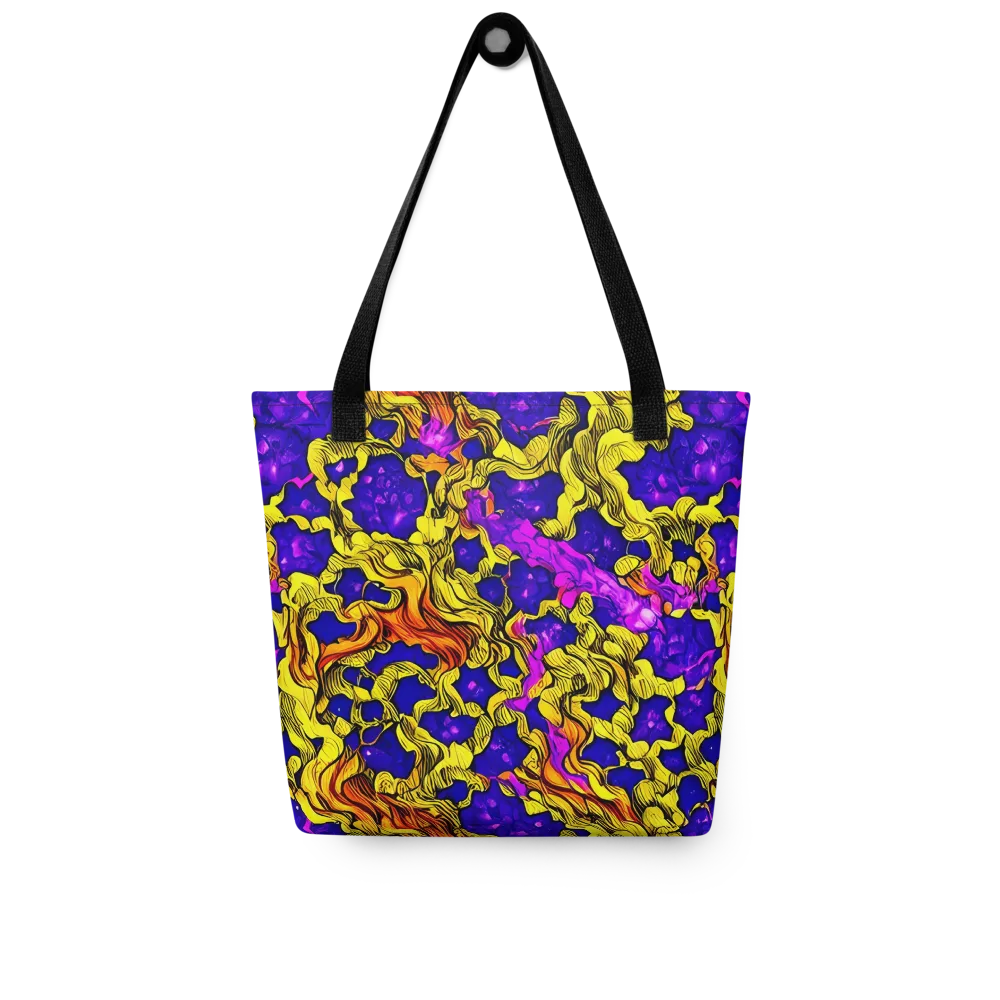 Ultraviolet Inferno on Tote Bag — Front