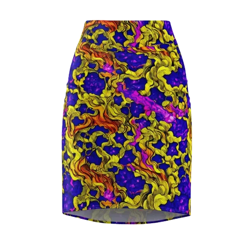 Ultraviolet Inferno on a Pencil Skirt