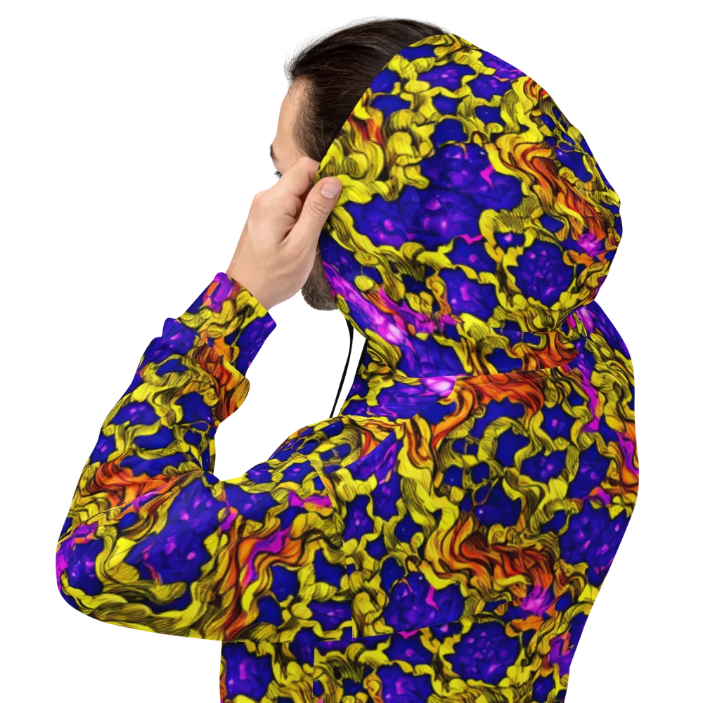 Ultraviolet Inferno on Hoodie — Back