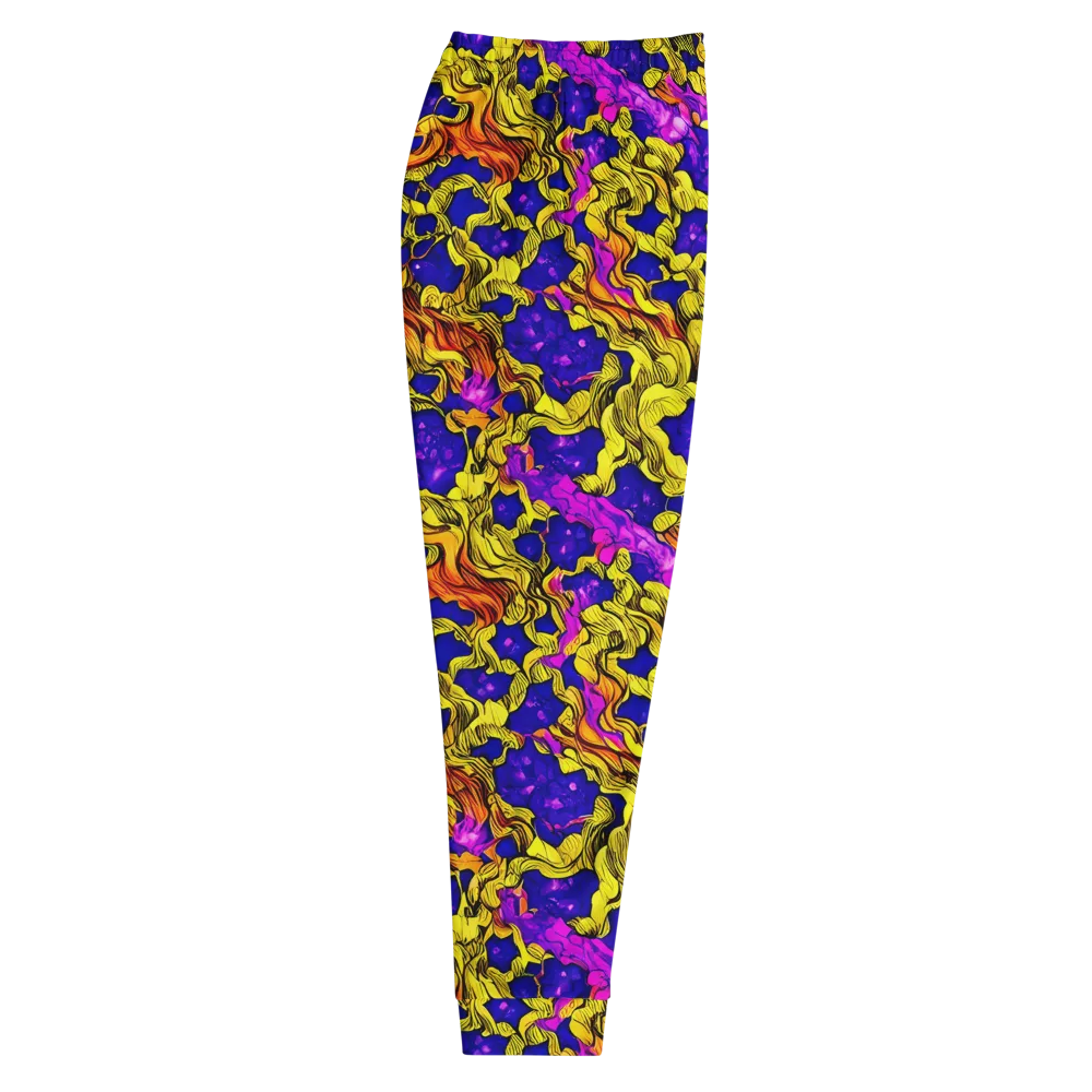 Ultraviolet Inferno on Men's Joggers — Right
