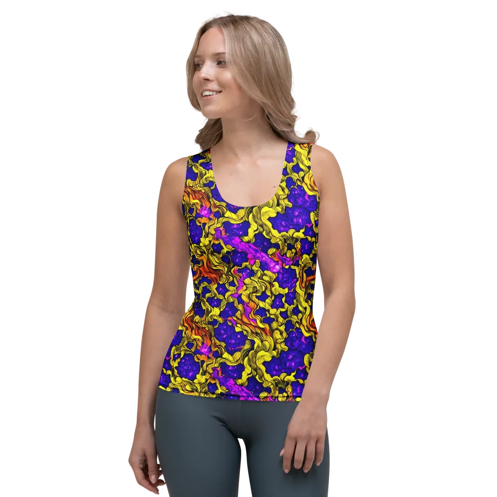 Ultraviolet Inferno on Women's Tank Top — Front