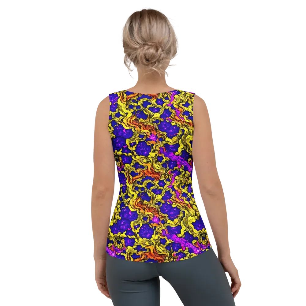 Ultraviolet Inferno on Women's Tank Top — Back