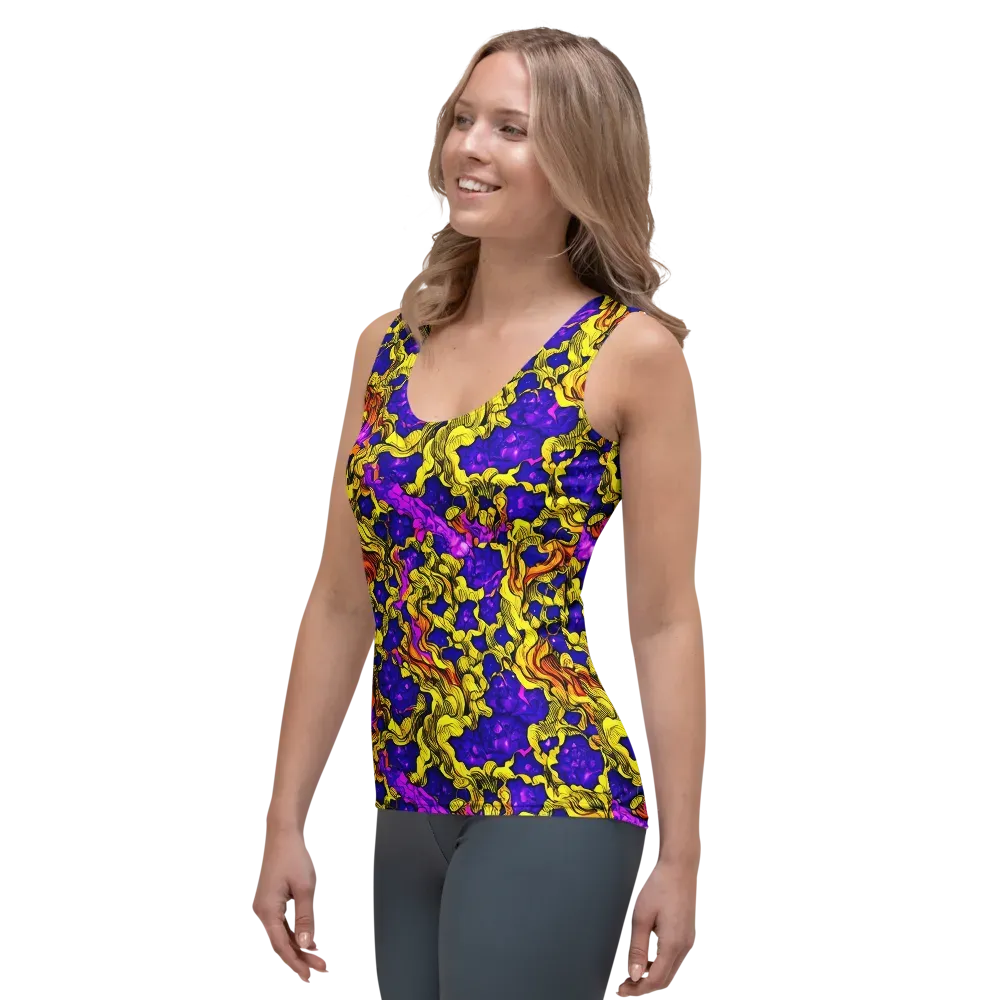Ultraviolet Inferno on Women's Tank Top — Left Front