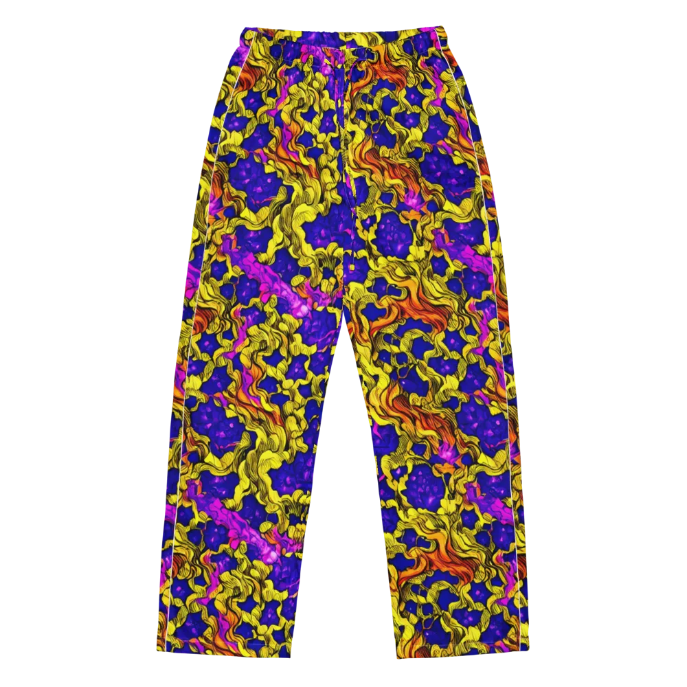 Ultraviolet Inferno on Women's Pajama Pants — Front