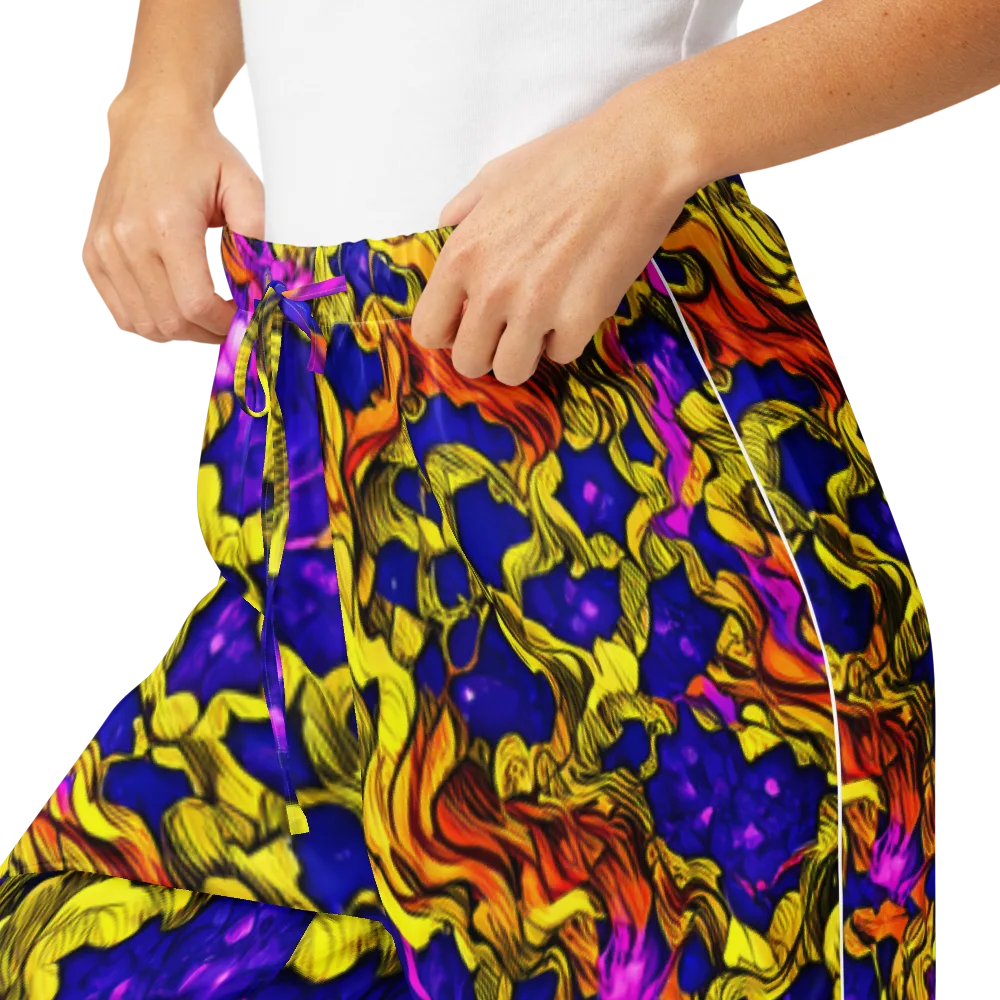 Ultraviolet Inferno on Women's Pajama Pants — Product details