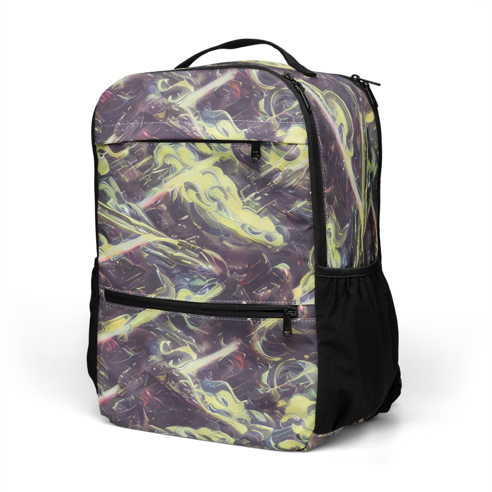 Vortex Garden on Utility Backpack — Left Front
