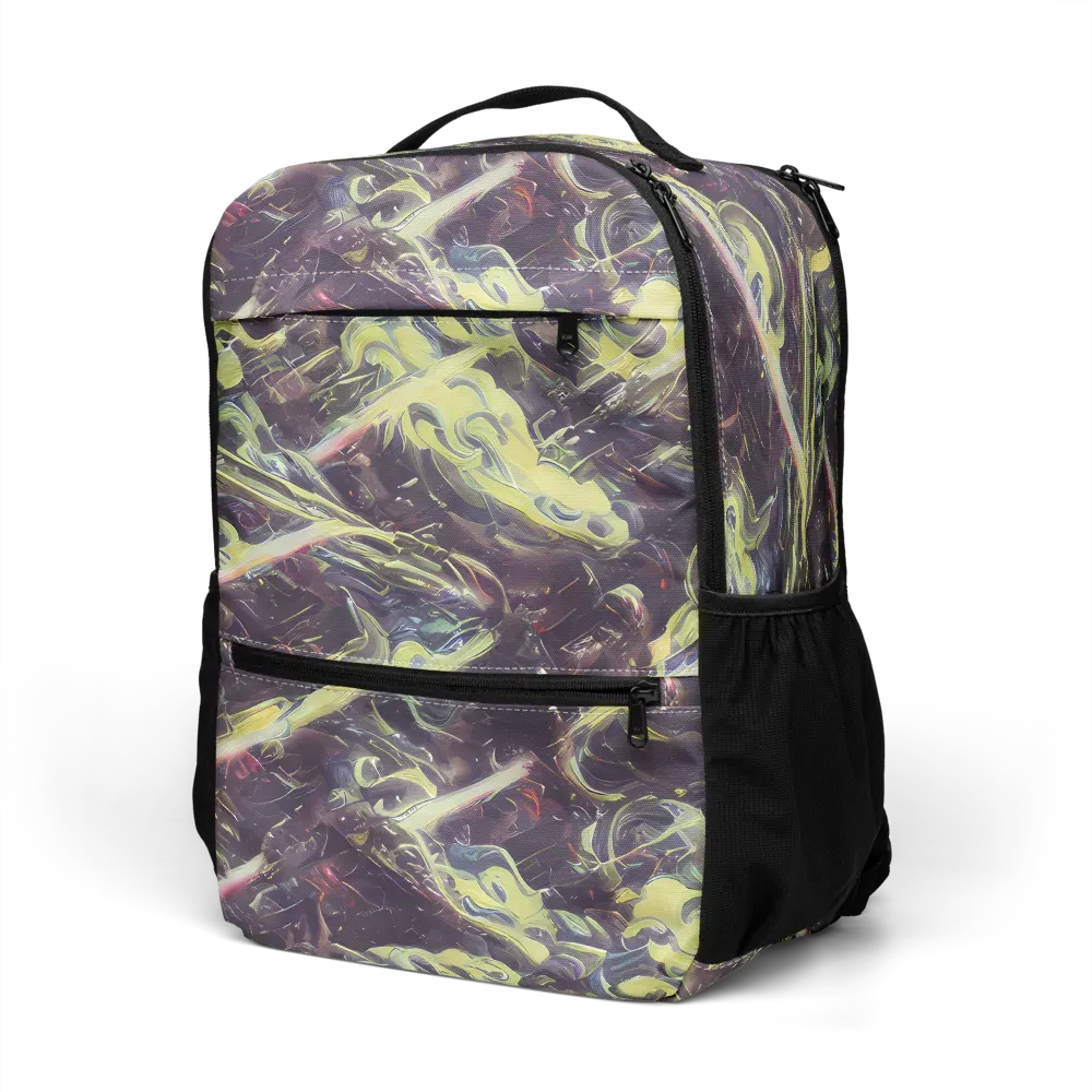 Vortex Garden on Utility Backpack — Left Front