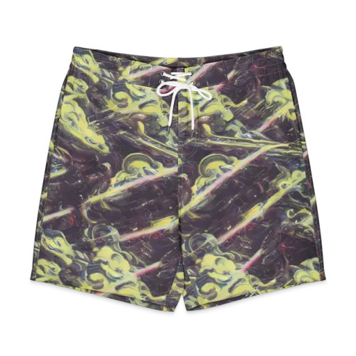 Vortex Garden on a Men's Board Shorts