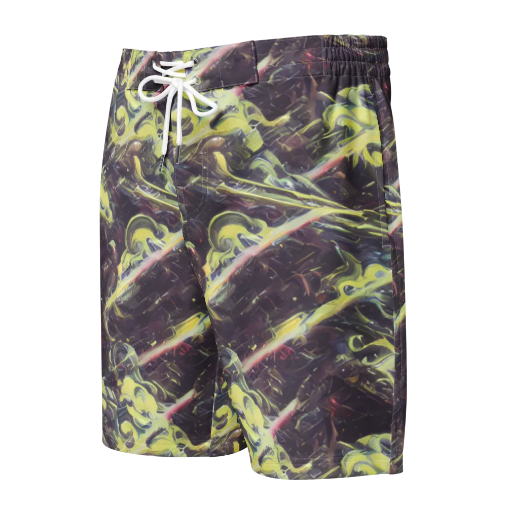Vortex Garden on Men's Board Shorts — Front