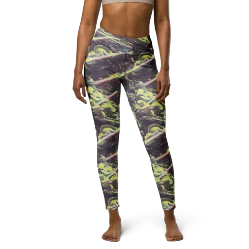 Vortex Garden on a Yoga Leggings