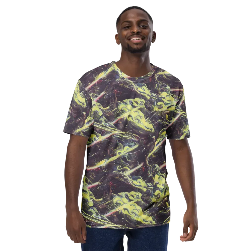 Vortex Garden on Men's Crew Neck T-Shirt — Front