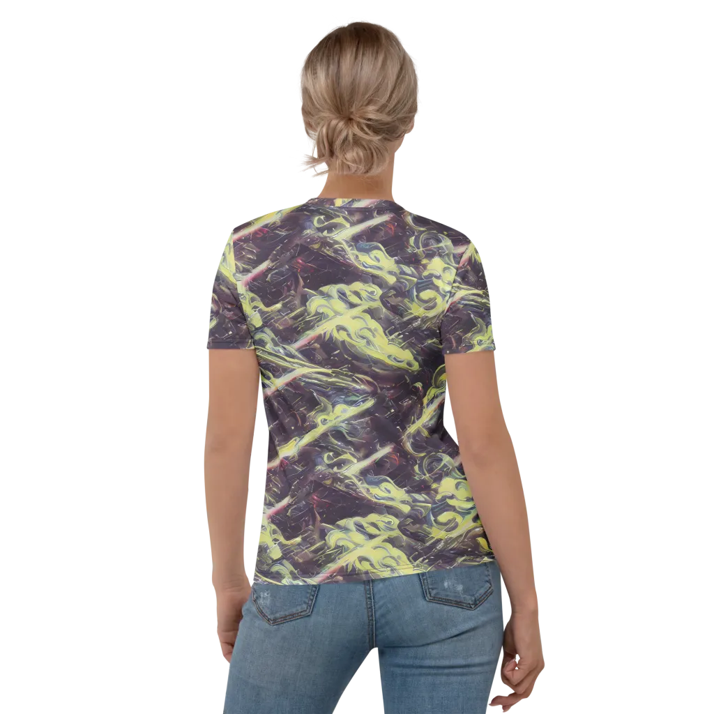 Vortex Garden on Women's Crew Neck T-Shirt — Back