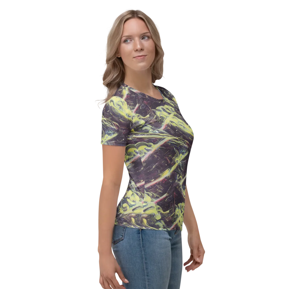 Vortex Garden on Women's Crew Neck T-Shirt — Right
