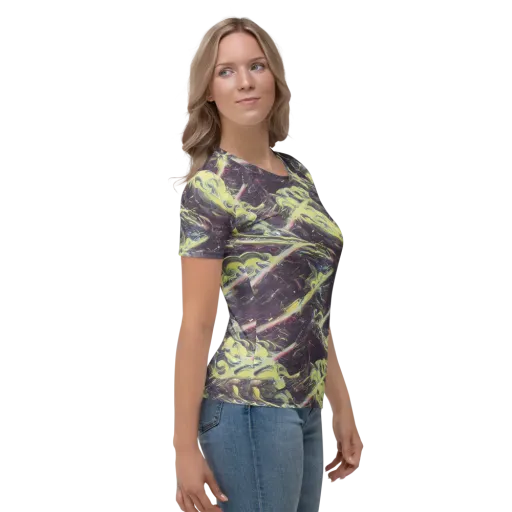 Vortex Garden on a Women's Crew Neck T-Shirt