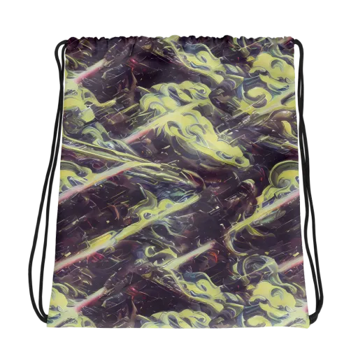 Vortex Garden on a Drawstring Bag