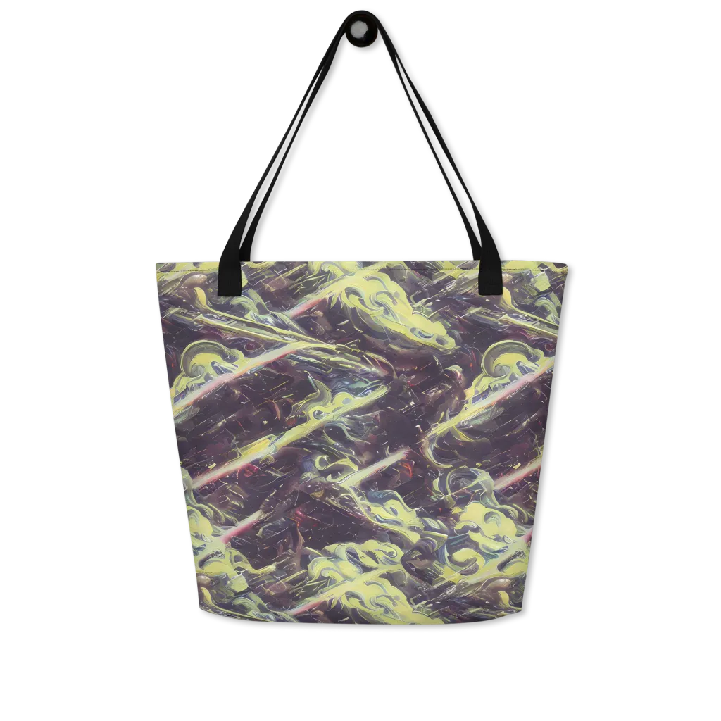 Vortex Garden on Large Tote Bag W/ Pocket — Front