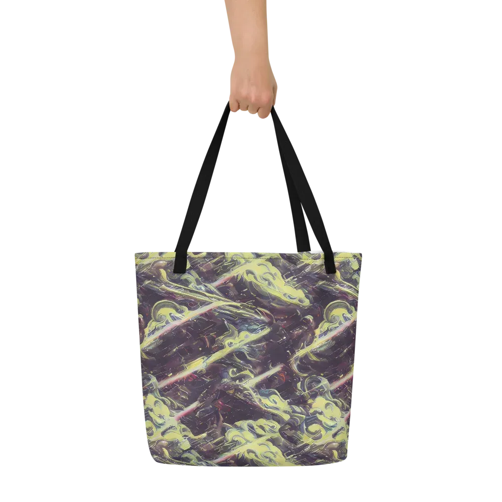 Vortex Garden on Large Tote Bag W/ Pocket — Front