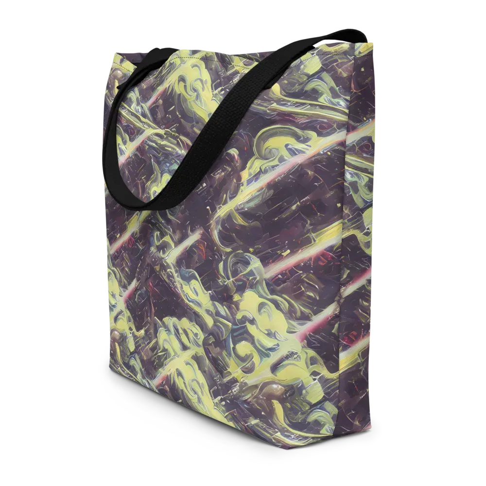 Vortex Garden on Large Tote Bag W/ Pocket — Front