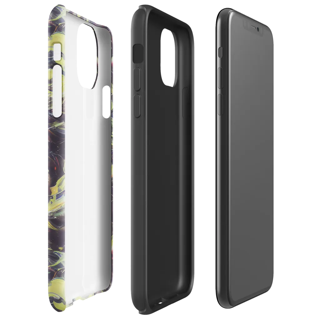 Vortex Garden on Tough Case for iPhone® — Right