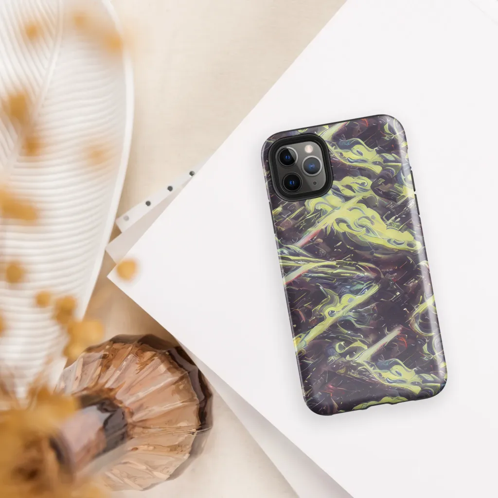 Vortex Garden on Tough Case for iPhone® — Front
