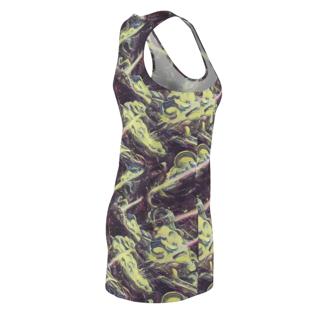 Vortex Garden on Racerback Dress — Back Side