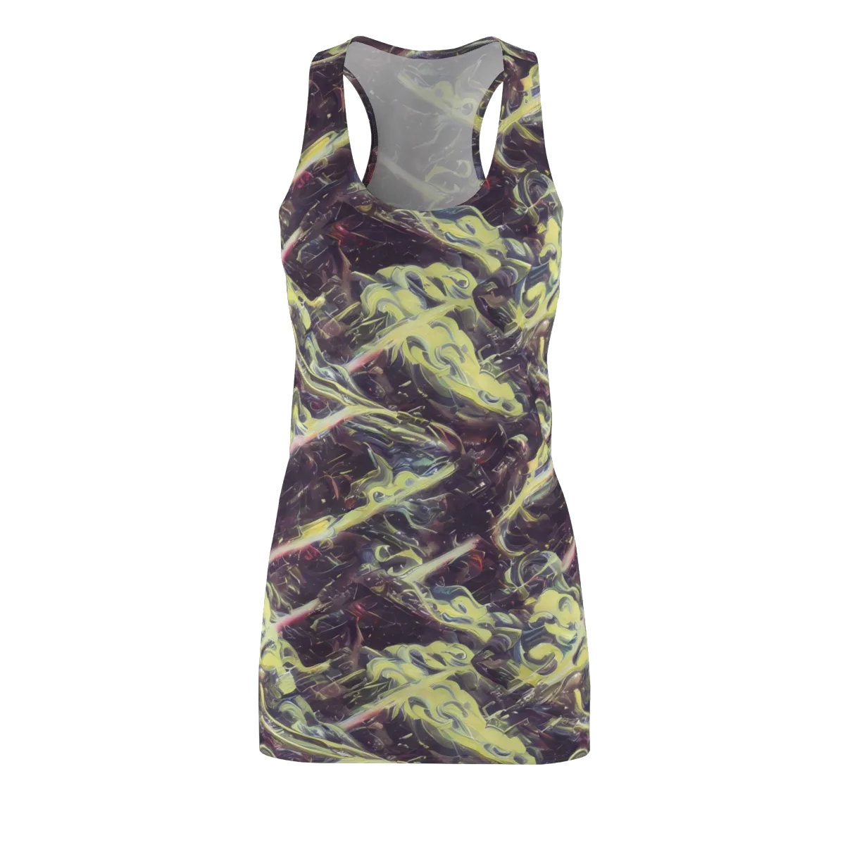 Vortex Garden on Racerback Dress — Front