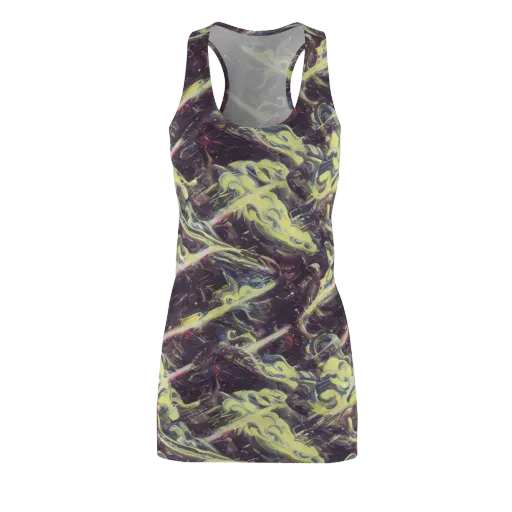 Vortex Garden on a Racerback Dress
