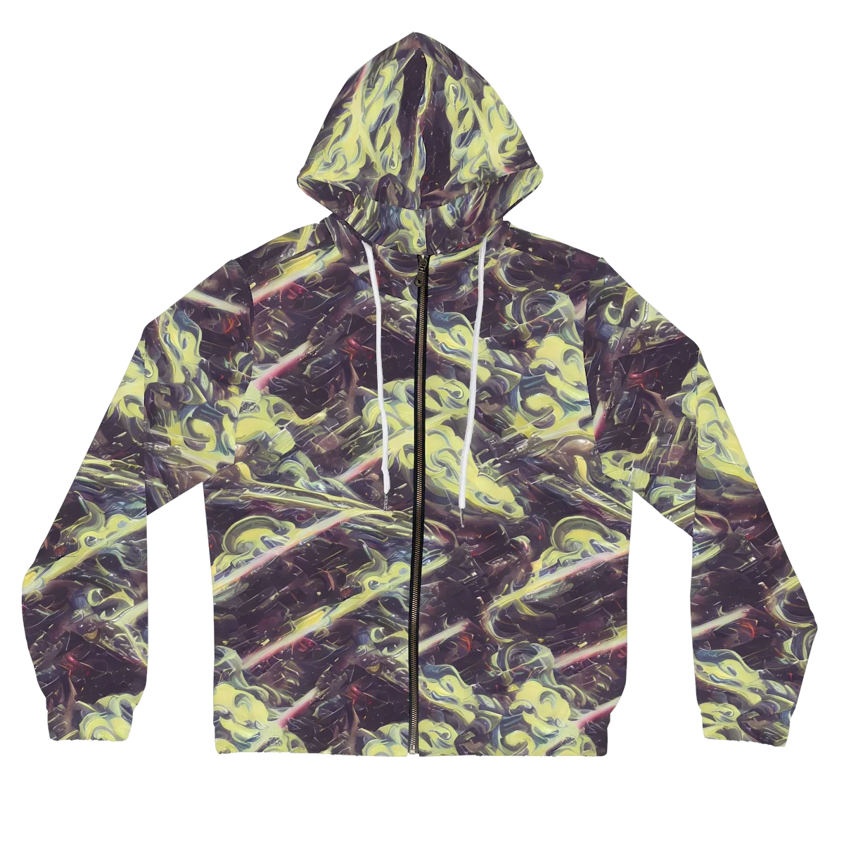 Vortex Garden on Women's Full-Zip Hoodie — Front