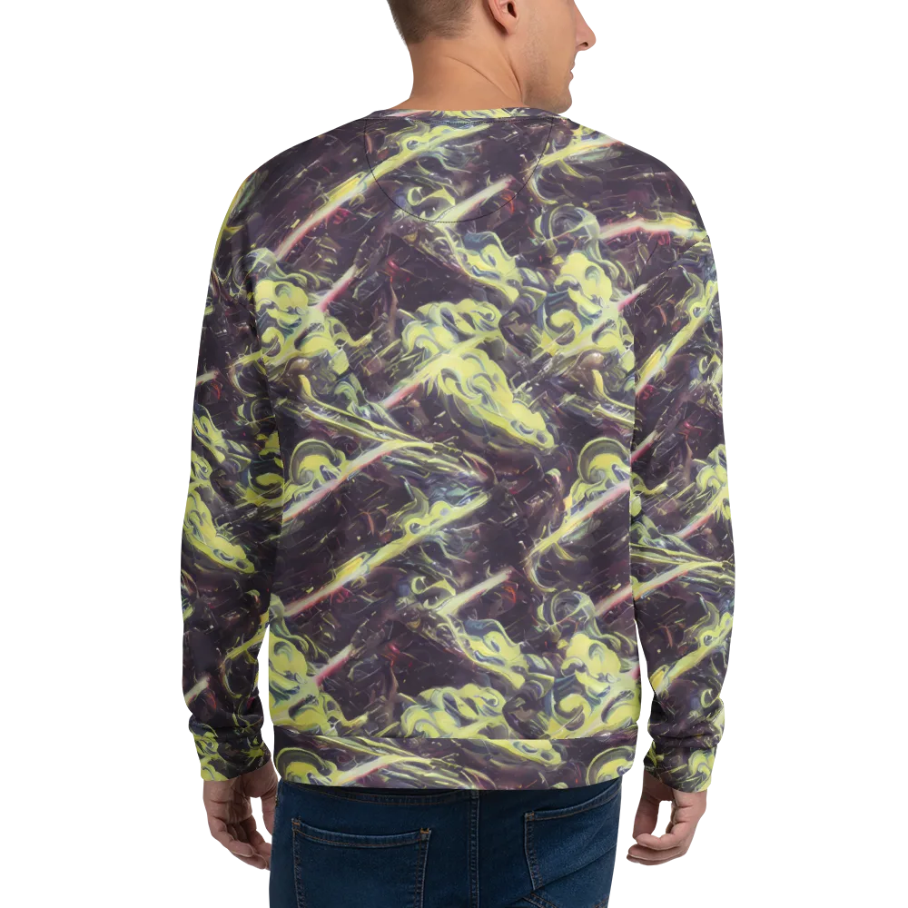 Vortex Garden on Sweatshirt — Back