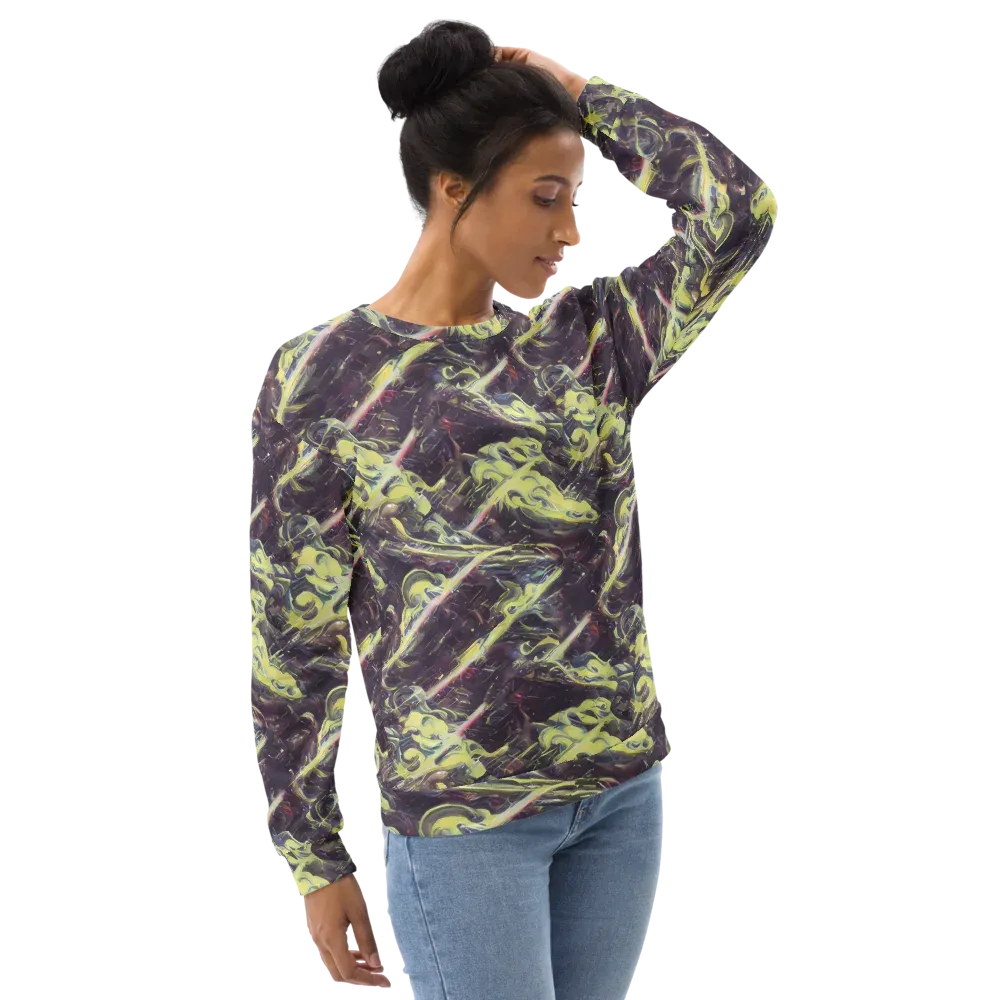 Vortex Garden on Sweatshirt — Right Front