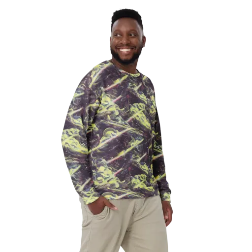 Vortex Garden on a Sweatshirt