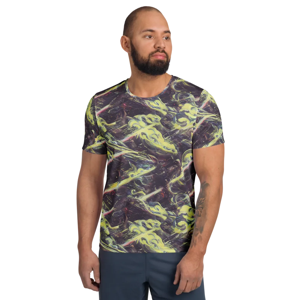 Vortex Garden on Men's Athletic T-Shirt — Front