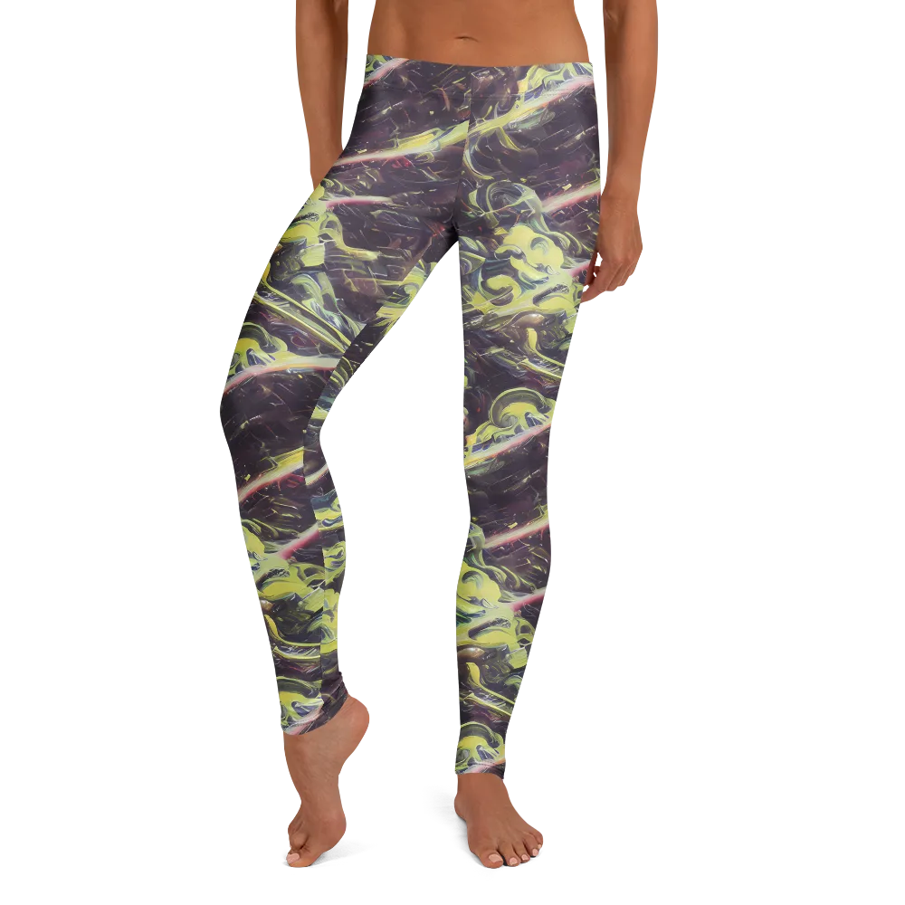 Vortex Garden on Leggings — Front