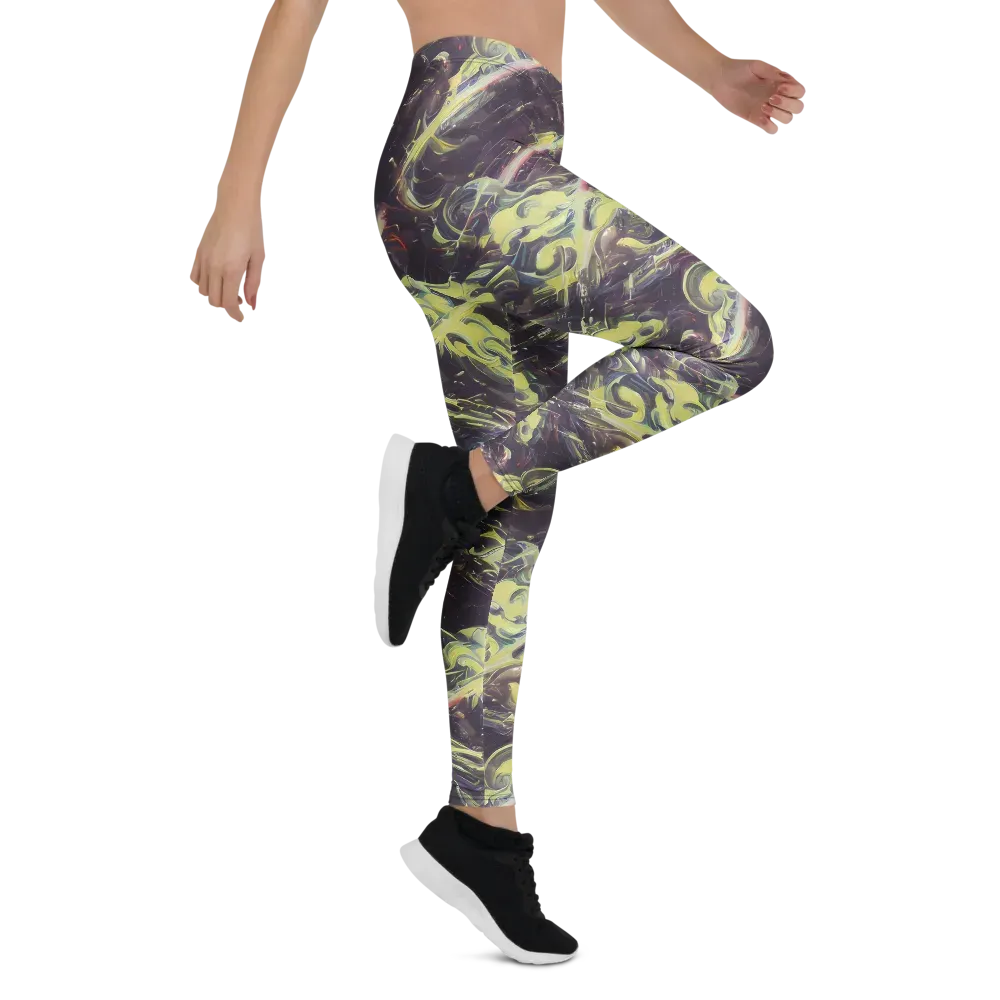 Vortex Garden on Leggings — Right