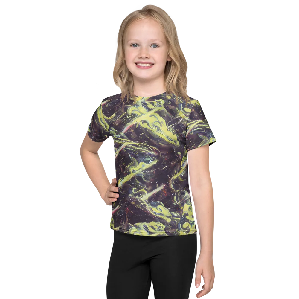 Vortex Garden on Kids Crew Neck T-Shirt — Front