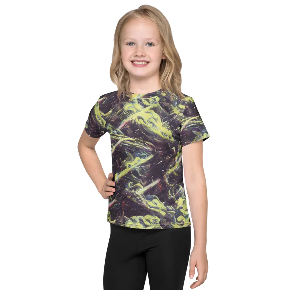 Vortex Garden on Kids Crew Neck T-Shirt — Front
