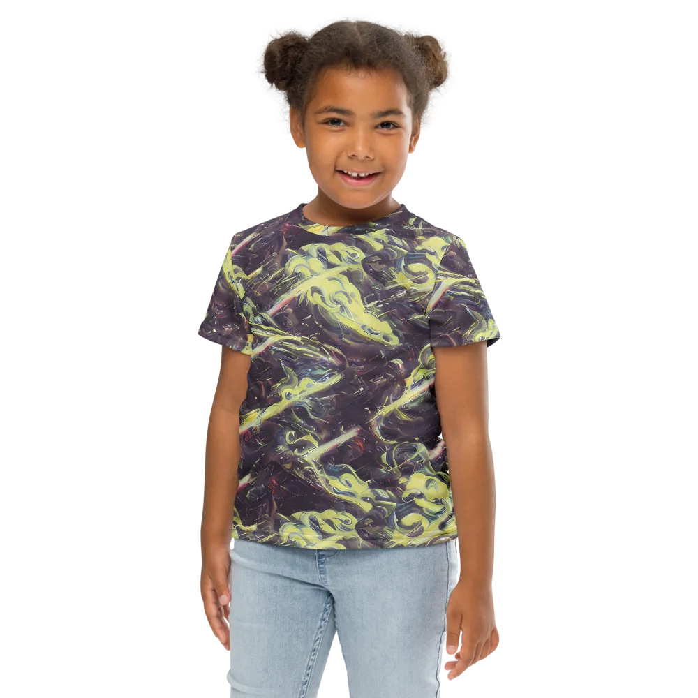 Vortex Garden on Kids Crew Neck T-Shirt — Front