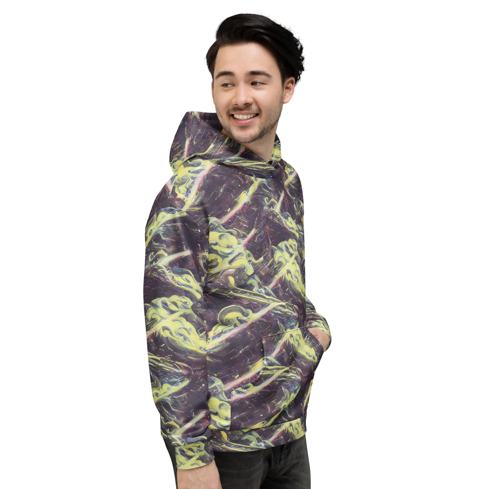 Vortex Garden on Hoodie — Right