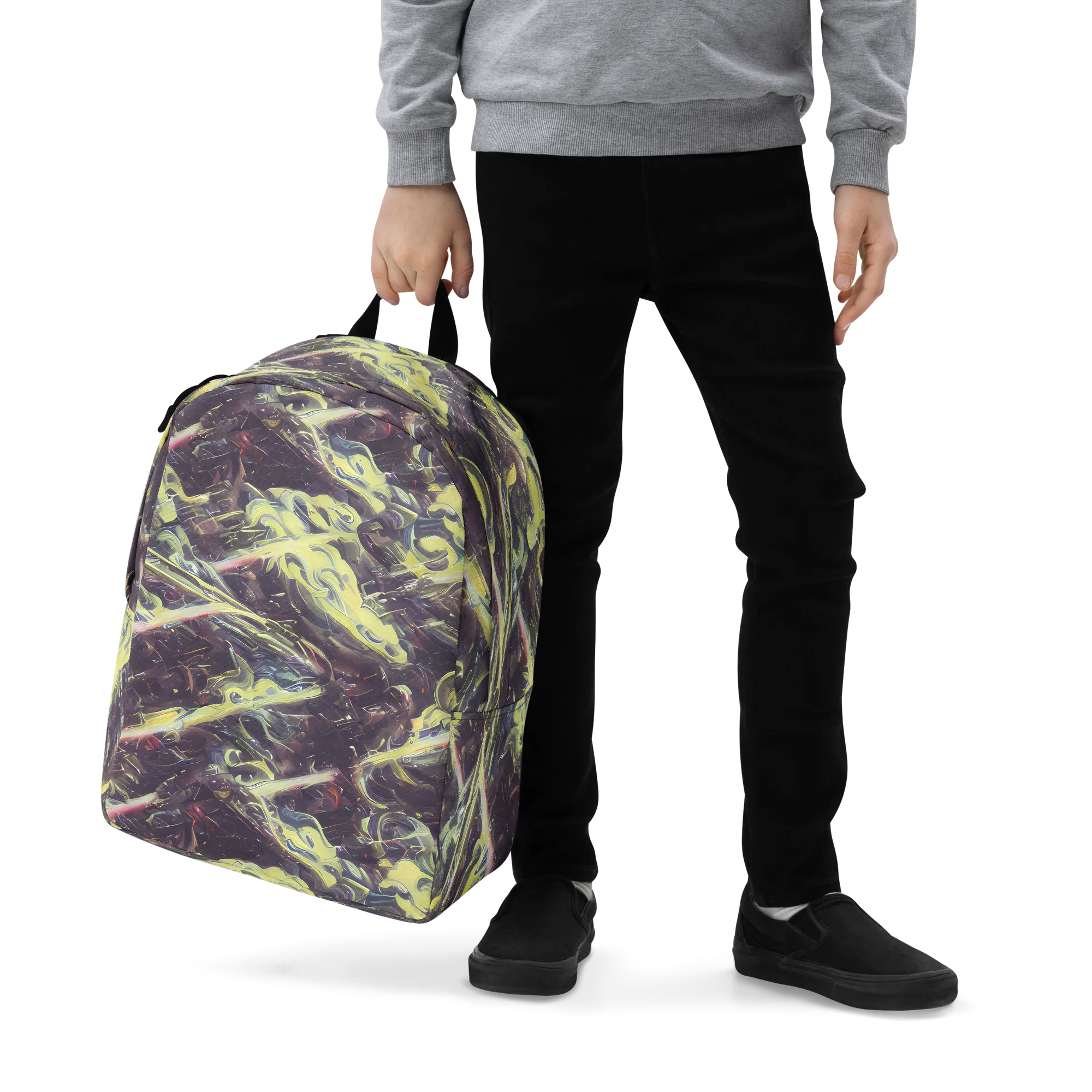 Vortex Garden on Minimalist Backpack — Zoomed-in