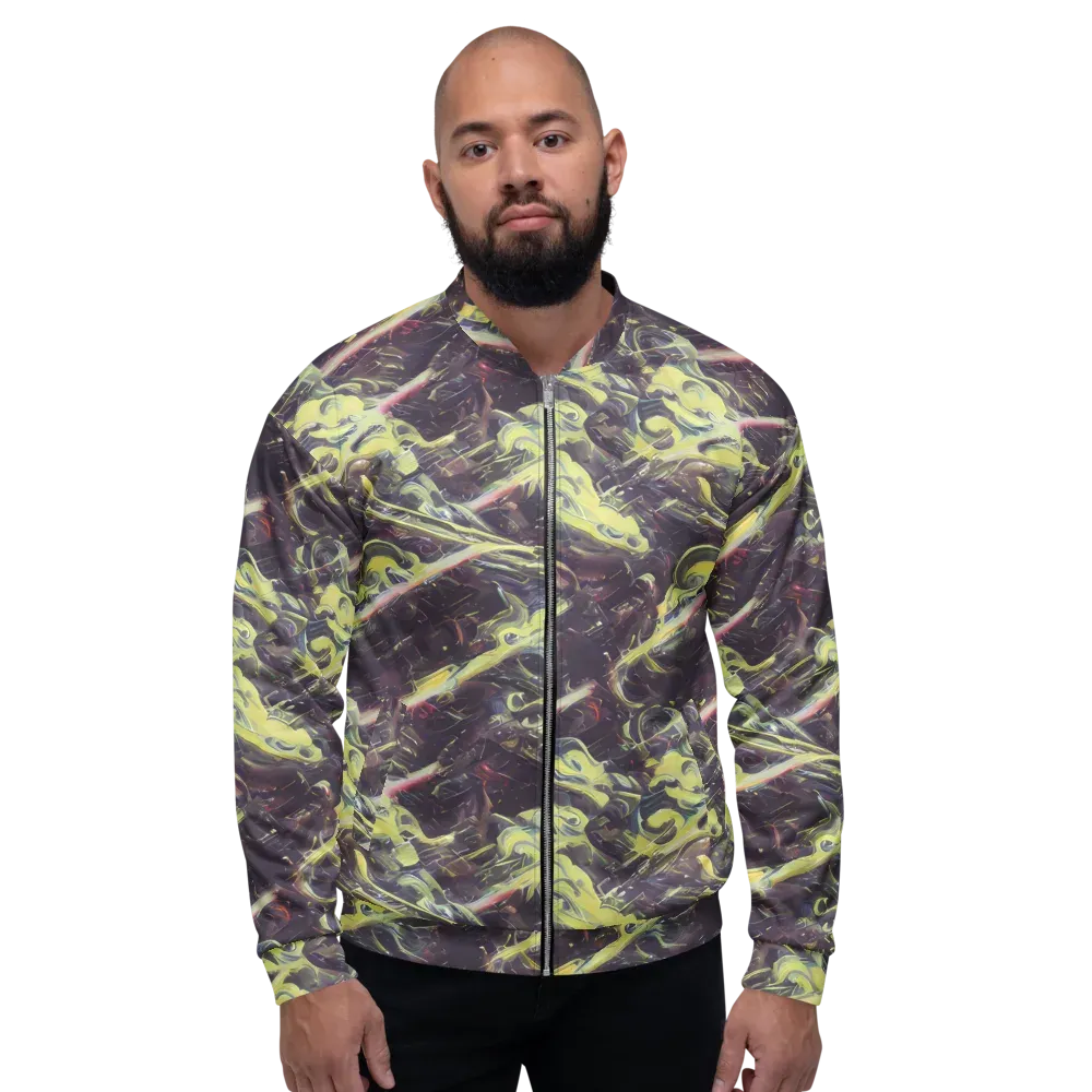 Vortex Garden on Bomber Jacket — Front