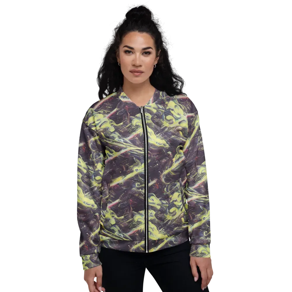 Vortex Garden on Bomber Jacket — Front