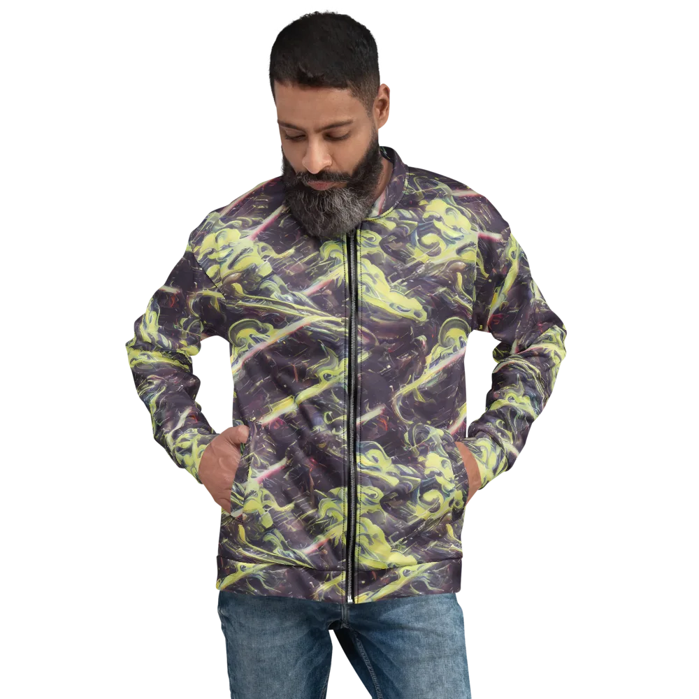 Vortex Garden on Bomber Jacket — Front