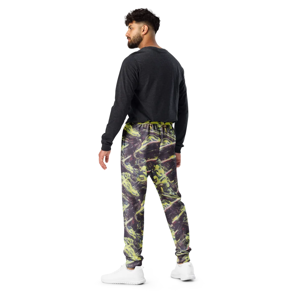 Vortex Garden on Men's Joggers — Back