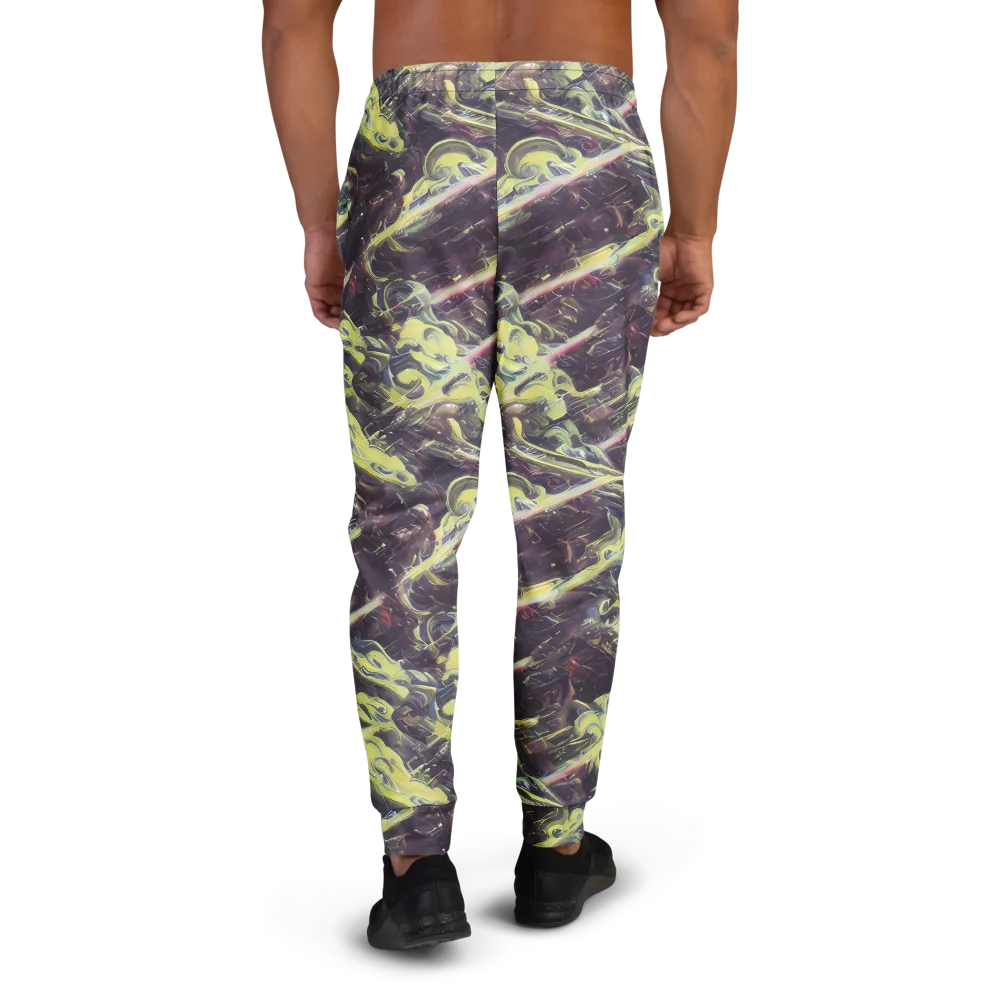 Vortex Garden on Men's Joggers — Back