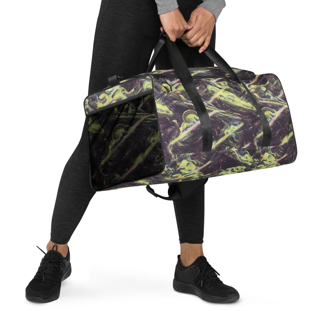 Vortex Garden on Duffle Bag — Right Front
