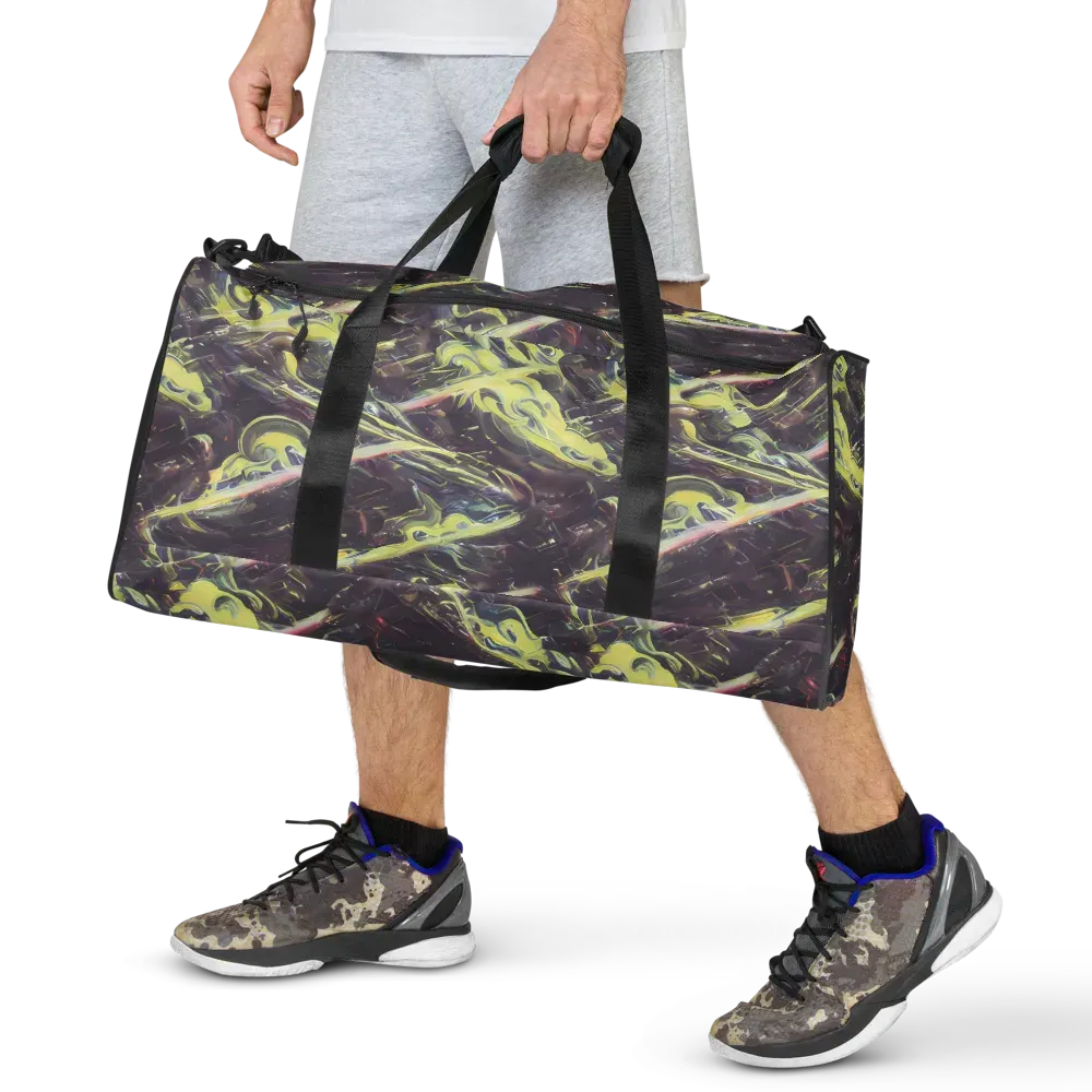 Vortex Garden on Duffle Bag — Front